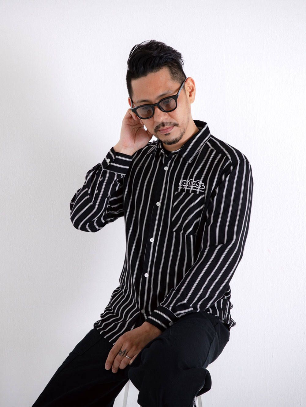 sd shadow stripe shirts