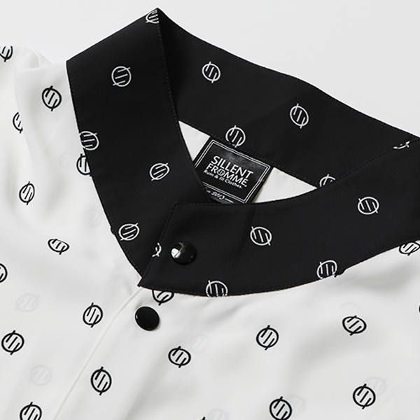 SPELL -Patterned Stand Up Collar Shirts-