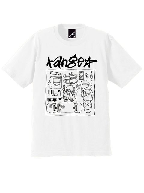 Hand writing stuff Big size s/s tee