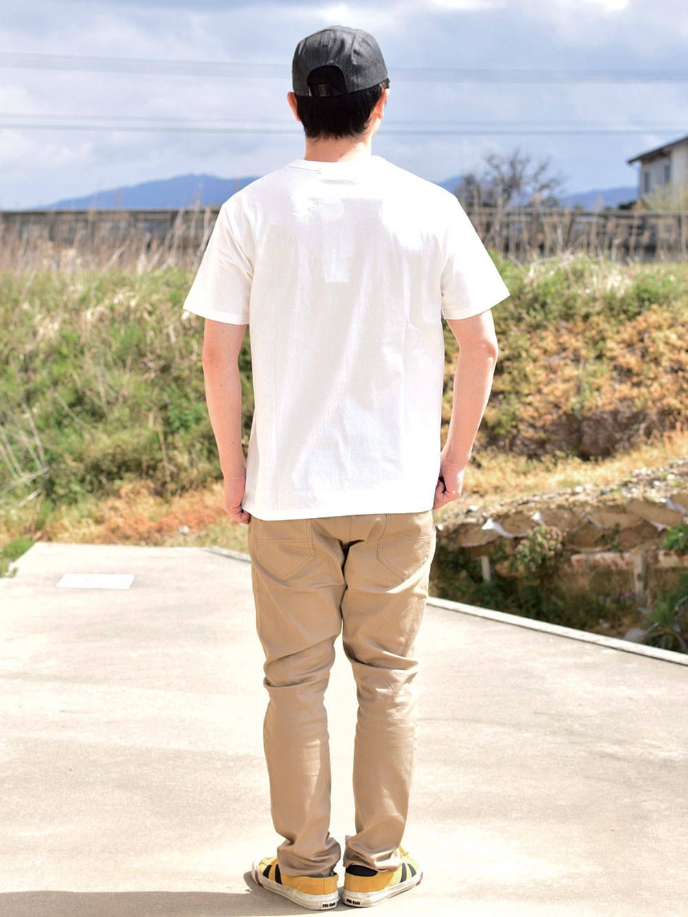 FLAME OUTLINE US COTTON T-SHIRT