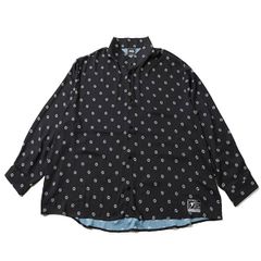 SPELL -Patterned Stand Up Collar Shirts-