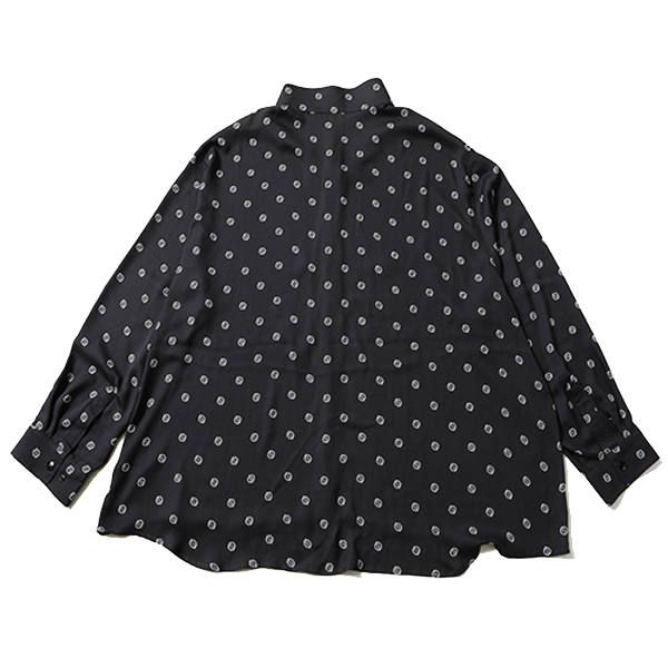 SPELL -Patterned Stand Up Collar Shirts-