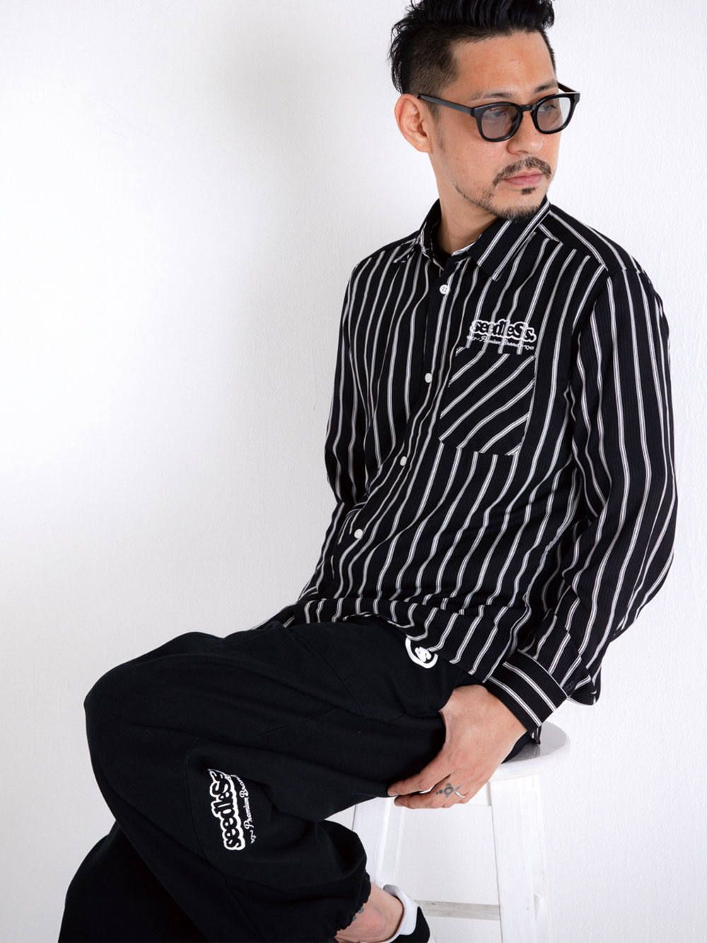 sd shadow stripe shirts