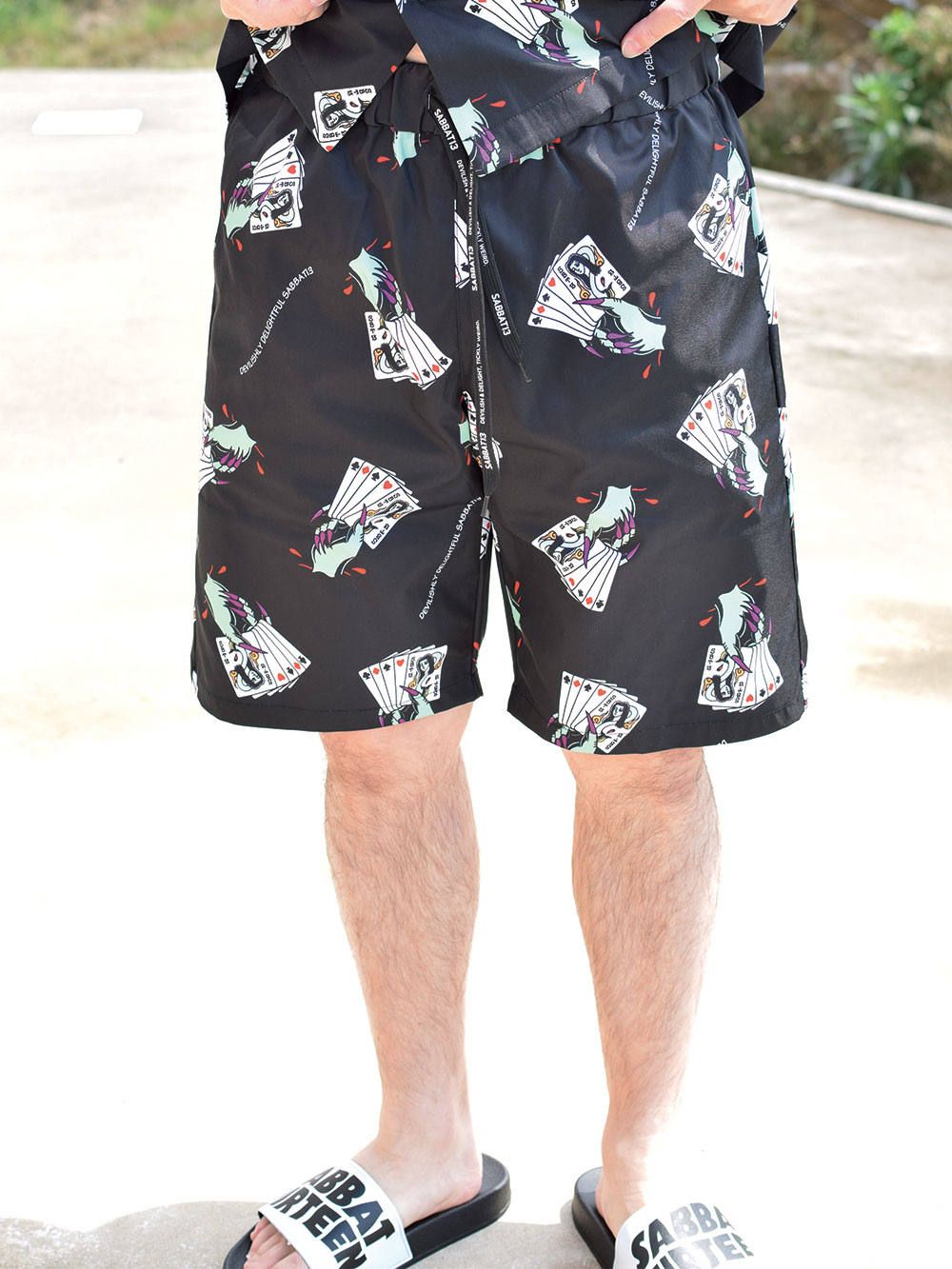 YOKAI TRUMP ALOHA-SHORTS