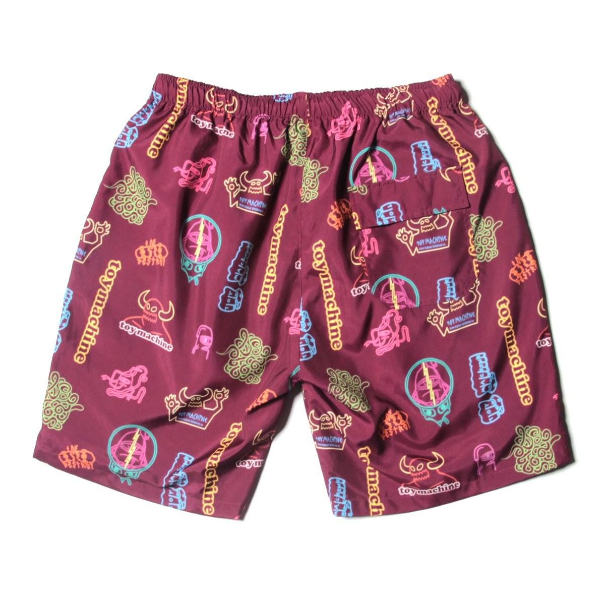 NEON PRINT SHORT-PANTS