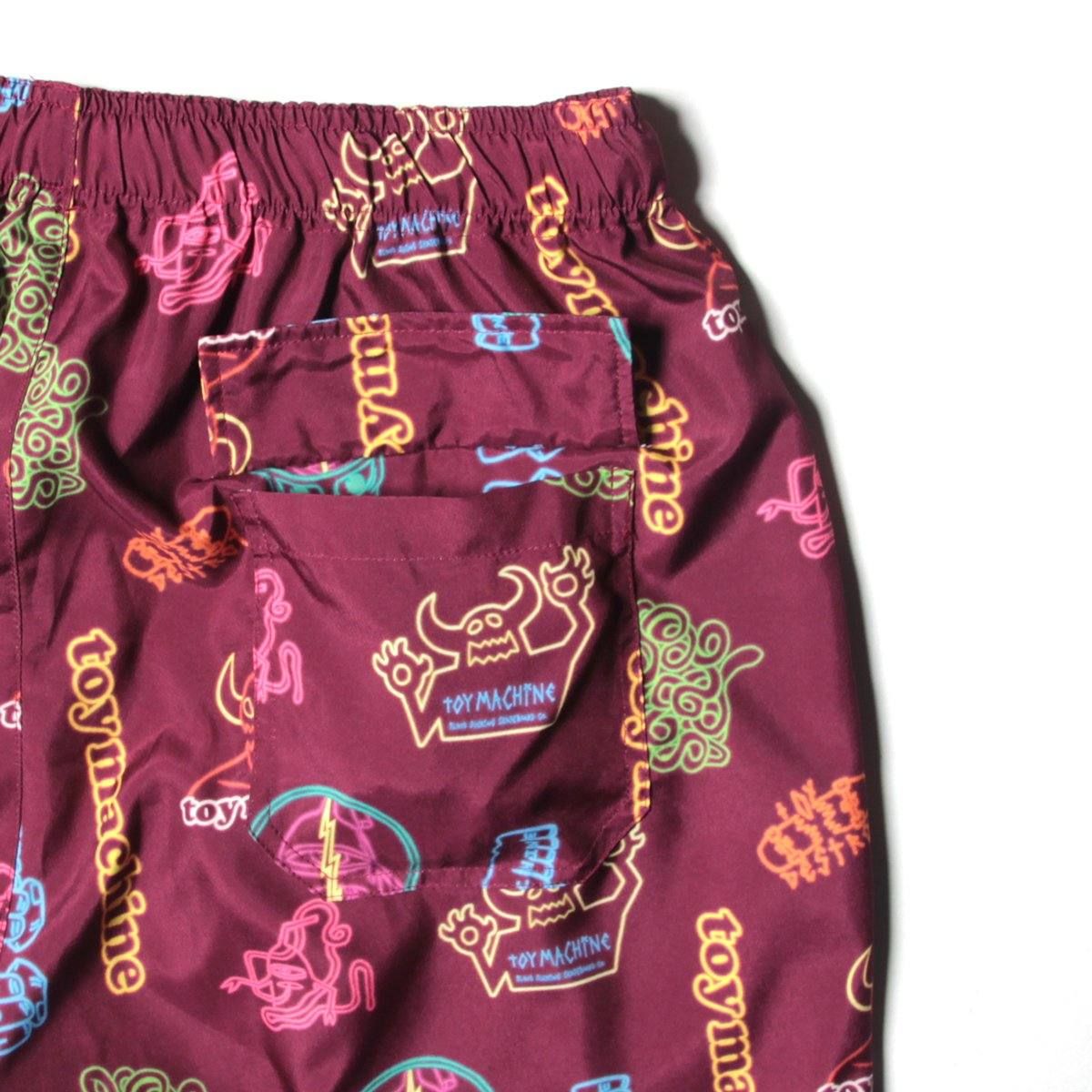 NEON PRINT SHORT-PANTS