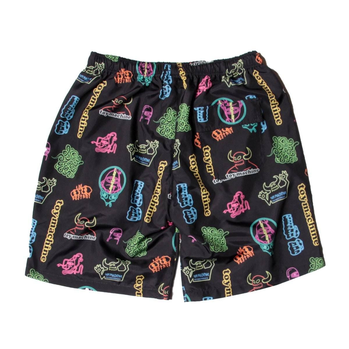 NEON PRINT SHORT-PANTS