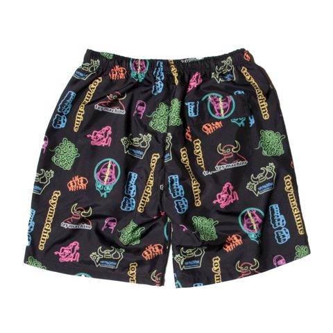 NEON PRINT SHORT-PANTS