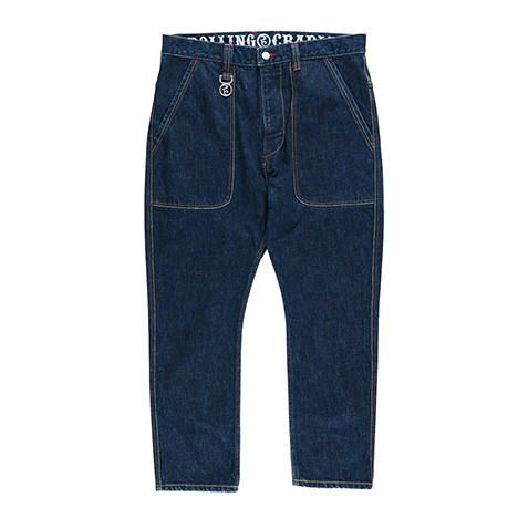 ROLLING CRADLE - THUNDER GATE SAROUEL-DENIM | DOLL