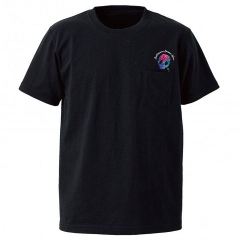 skull tropical pocket s/s tee