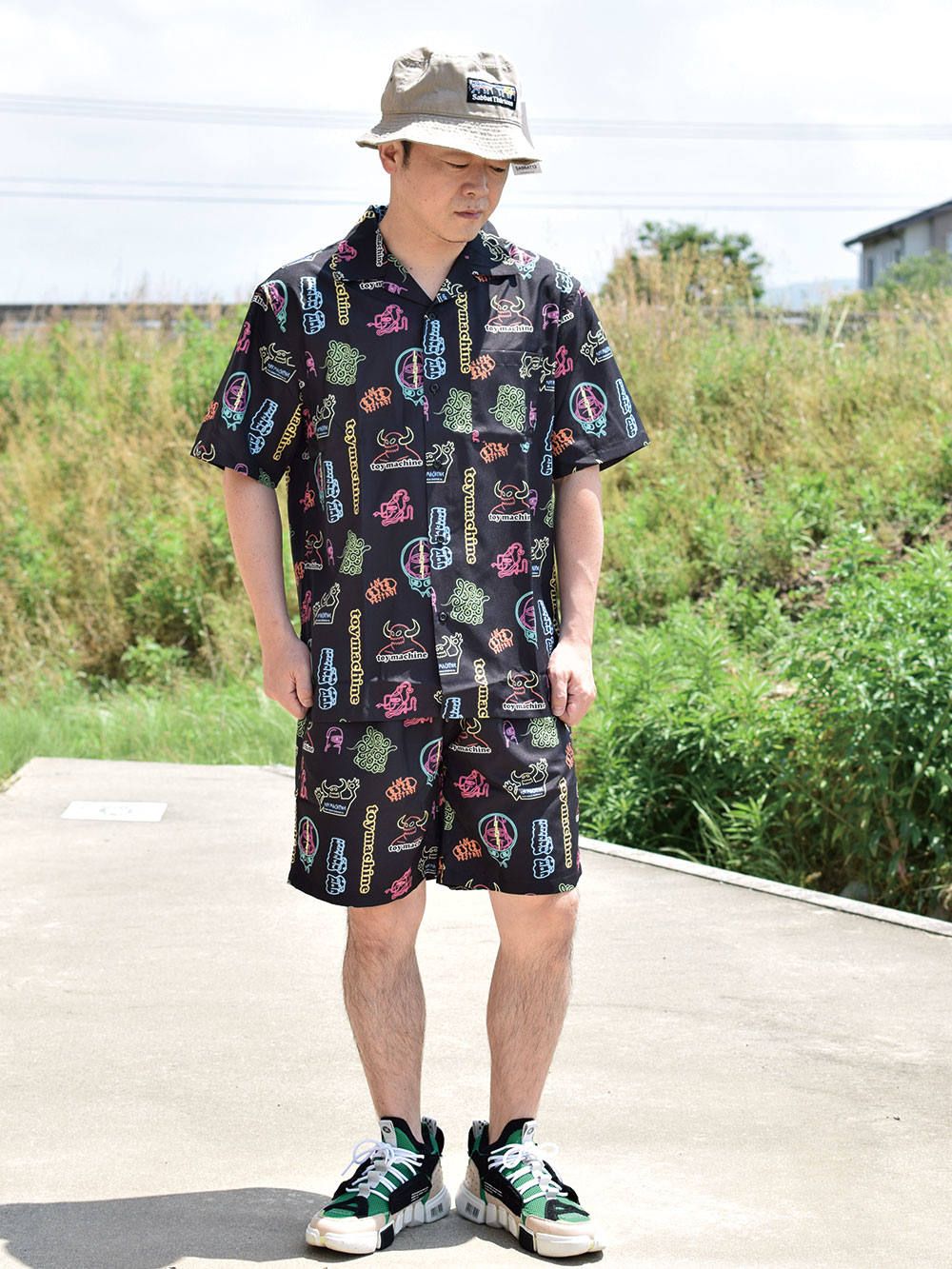 NEON PRINT SS-SHIRT