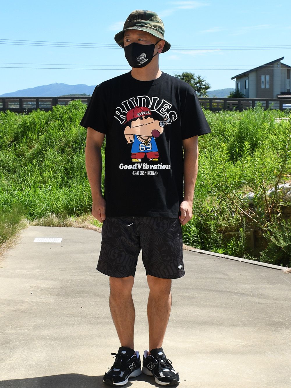 RUDIE'SxCRAYON SHINCHAN RHYME TEE