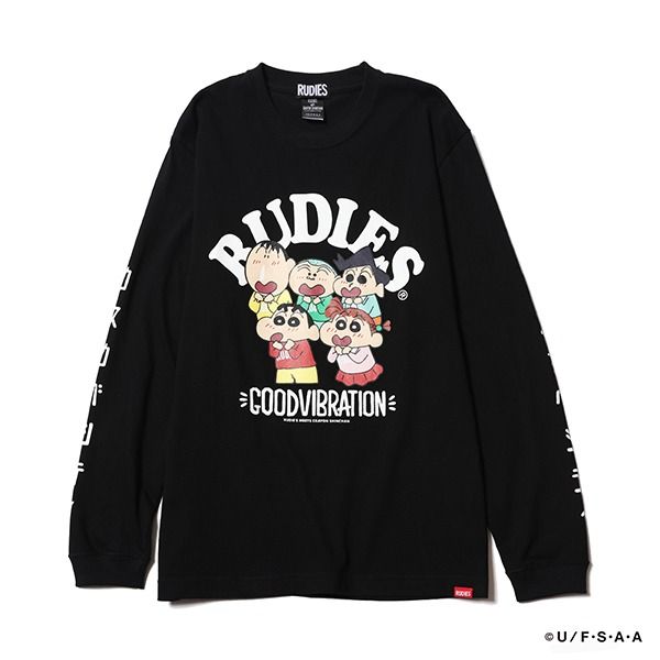 RUDIE'SxCRAYON SHINCHAN KASUKABE BOUEITAI LSTEE