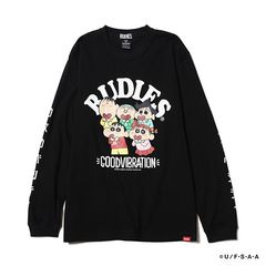 RUDIE'SxCRAYON SHINCHAN KASUKABE BOUEITAI LSTEE