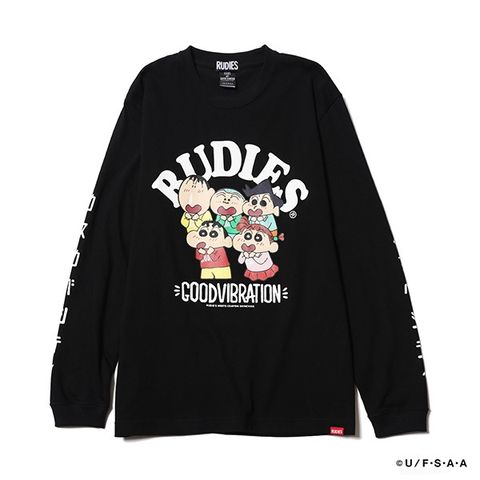 RUDIE'SxCRAYON SHINCHAN KASUKABE BOUEITAI LSTEE