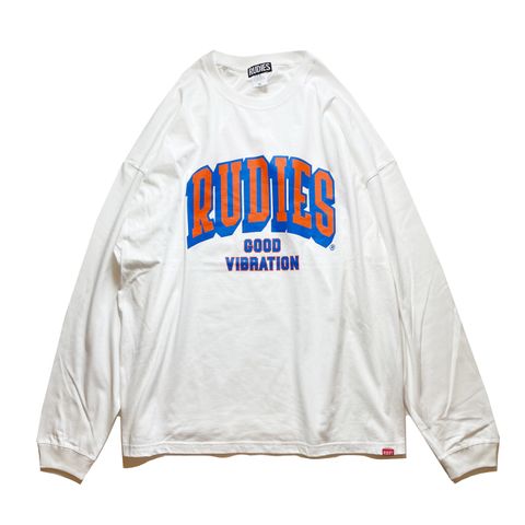BLOCK COLLEGE BIGSILHOUETTE LS-TEE