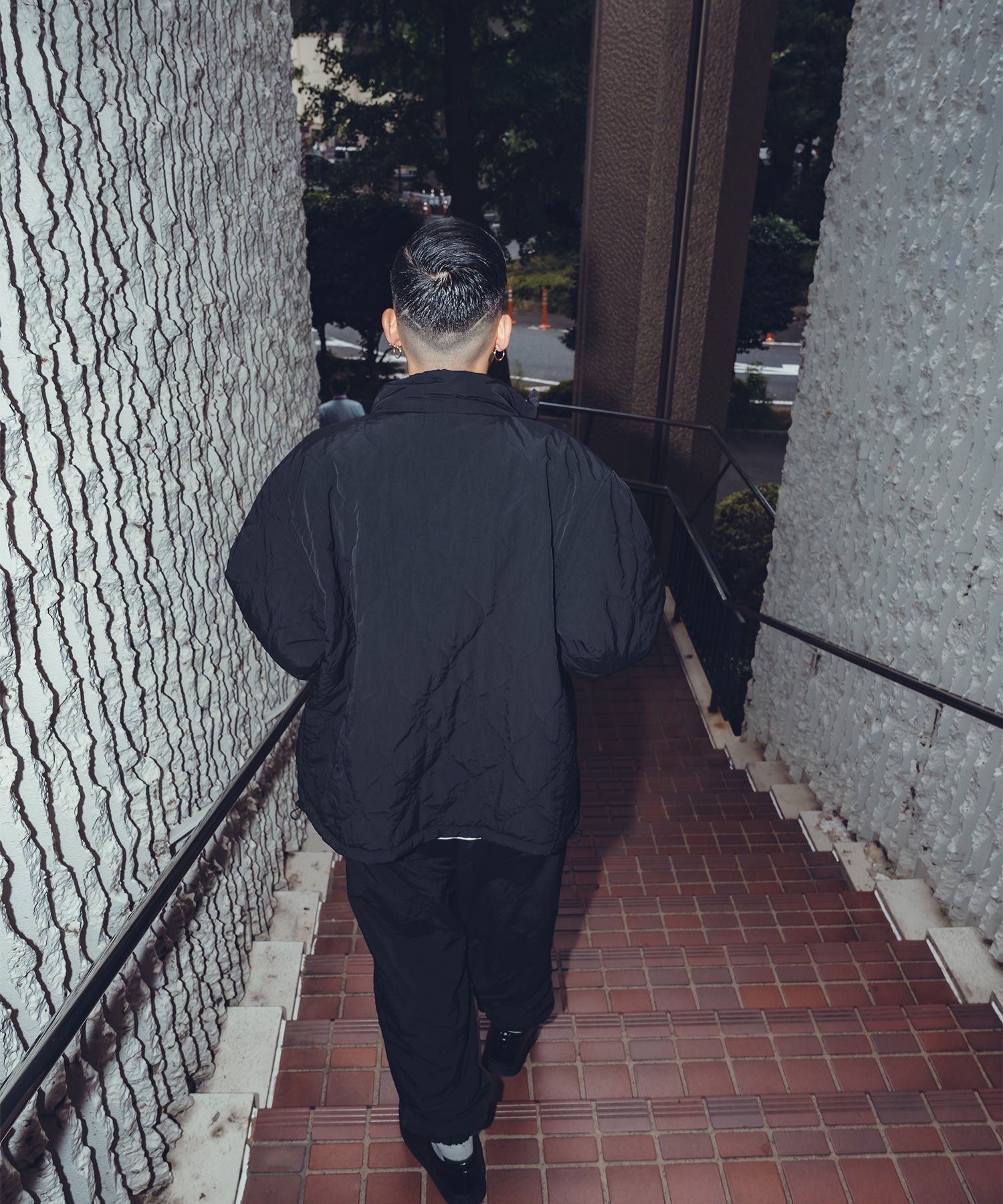 REVERSIBLE NYLON×FLEECE JKT