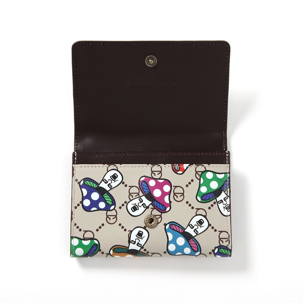 きのこ総柄名刺入れ