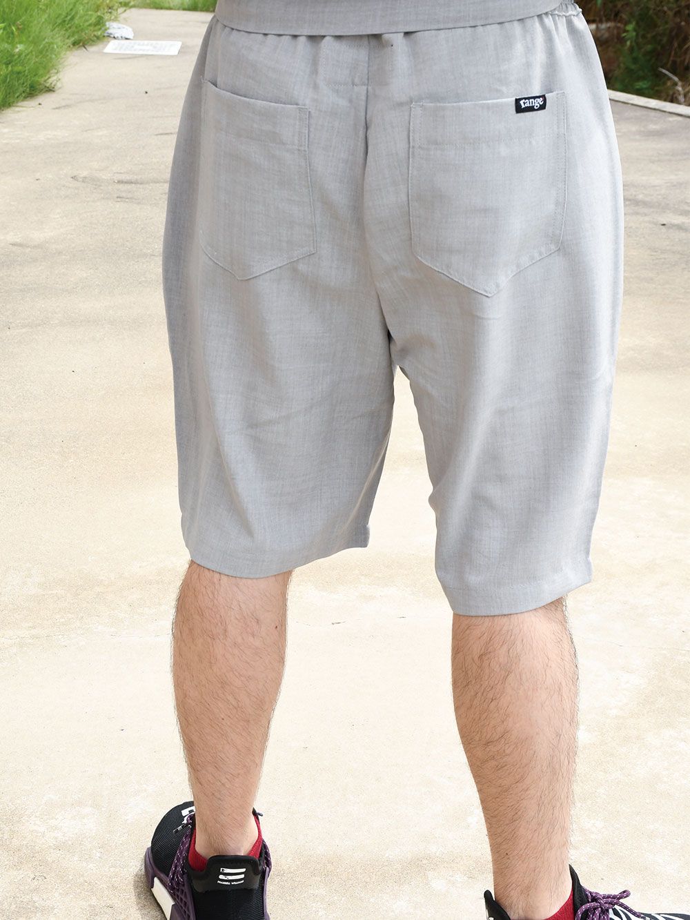 rg poly chambray easy shorts