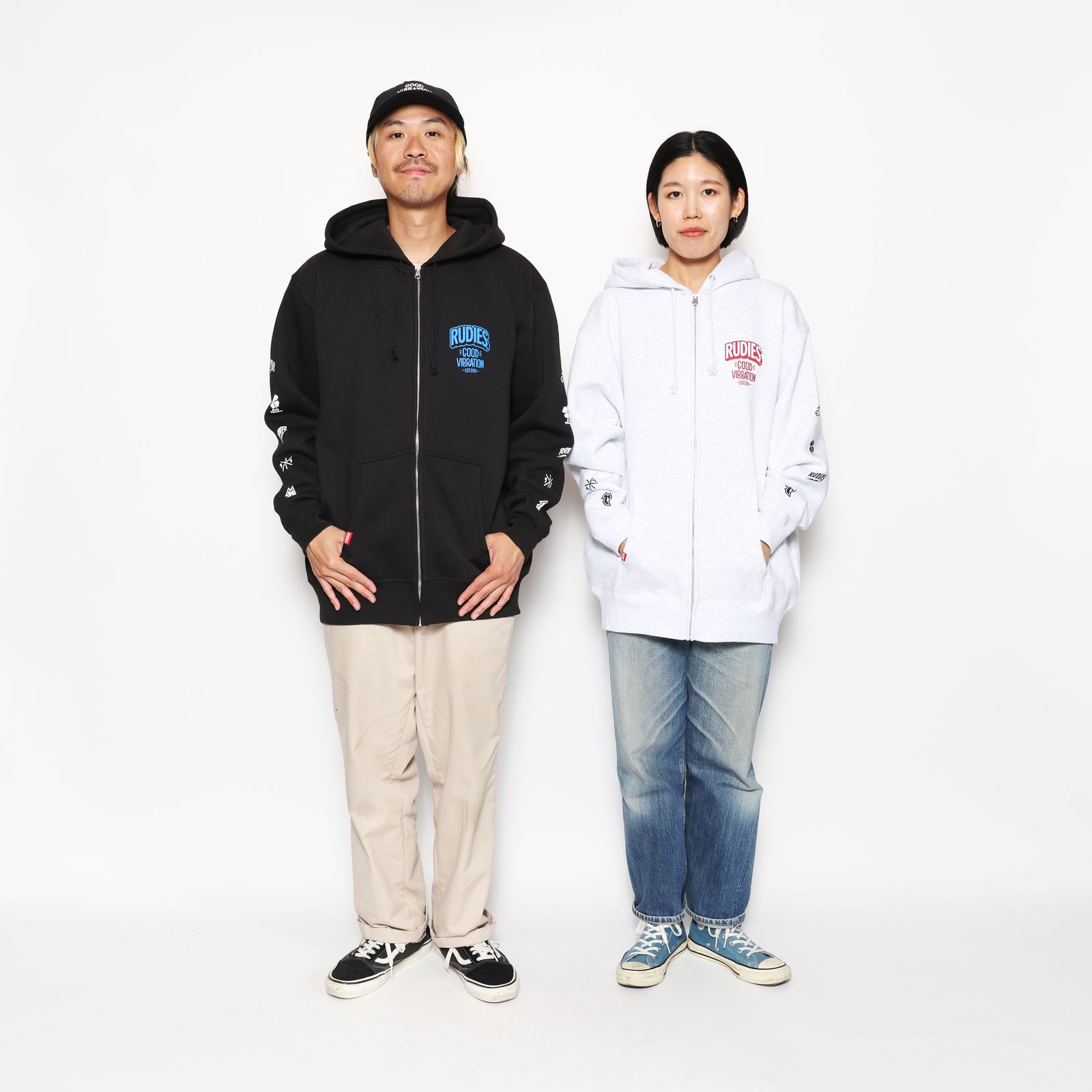 MICROPHONE ZIPHOOD-SWEAT