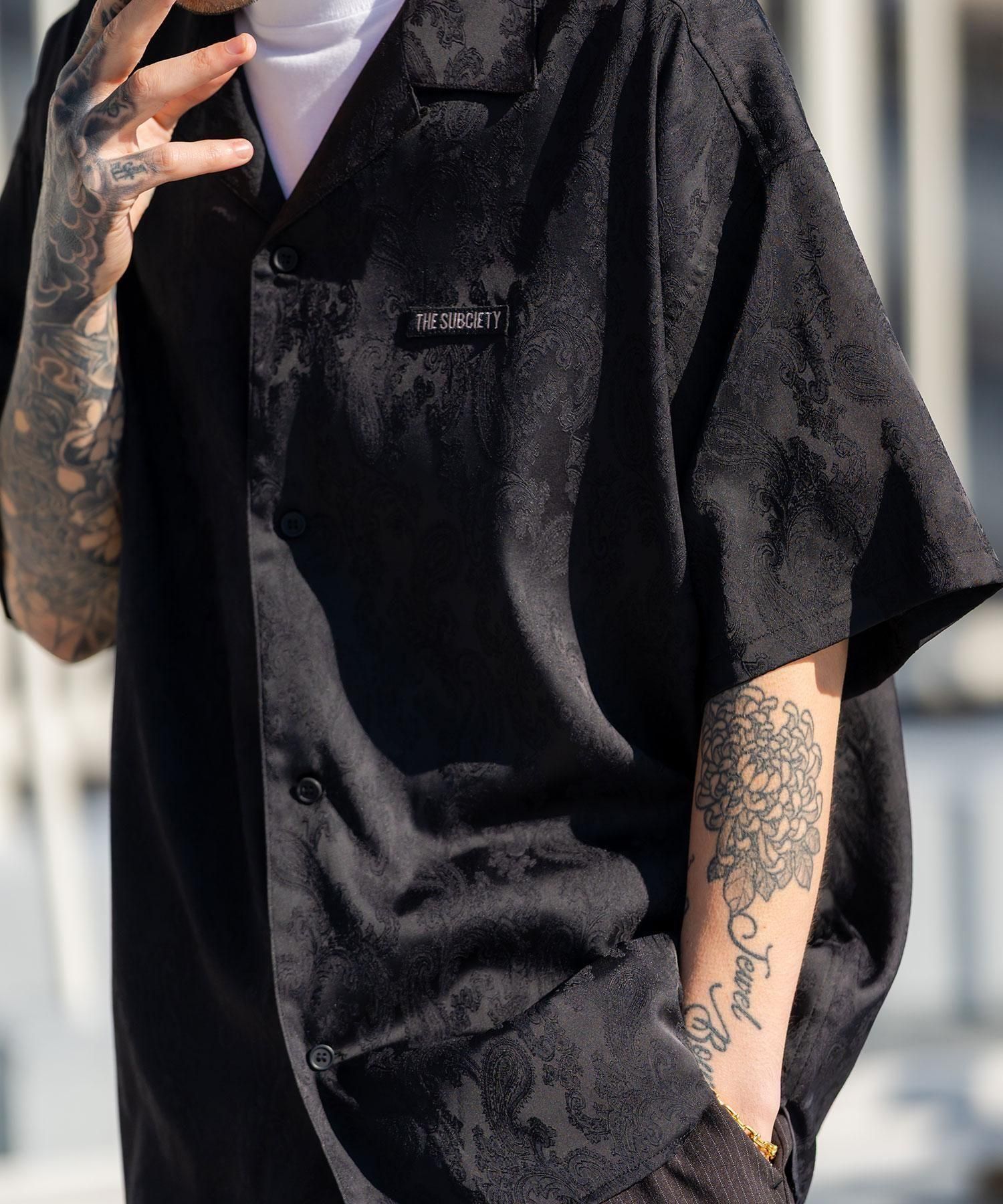 Jacquard paisley shirt