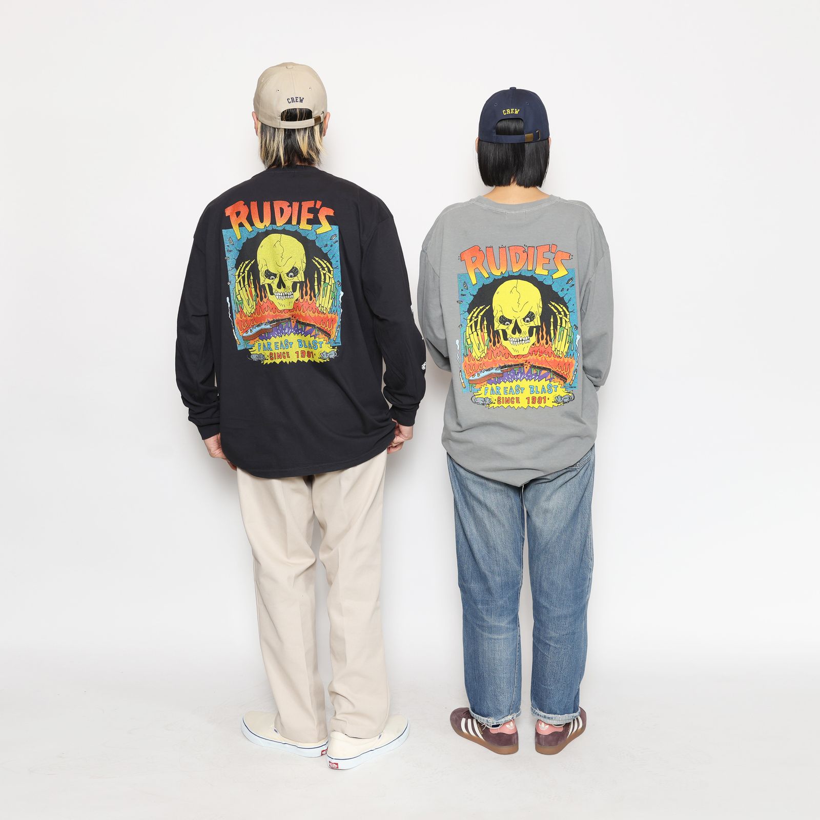 BUSTED SKULL LS-TEE