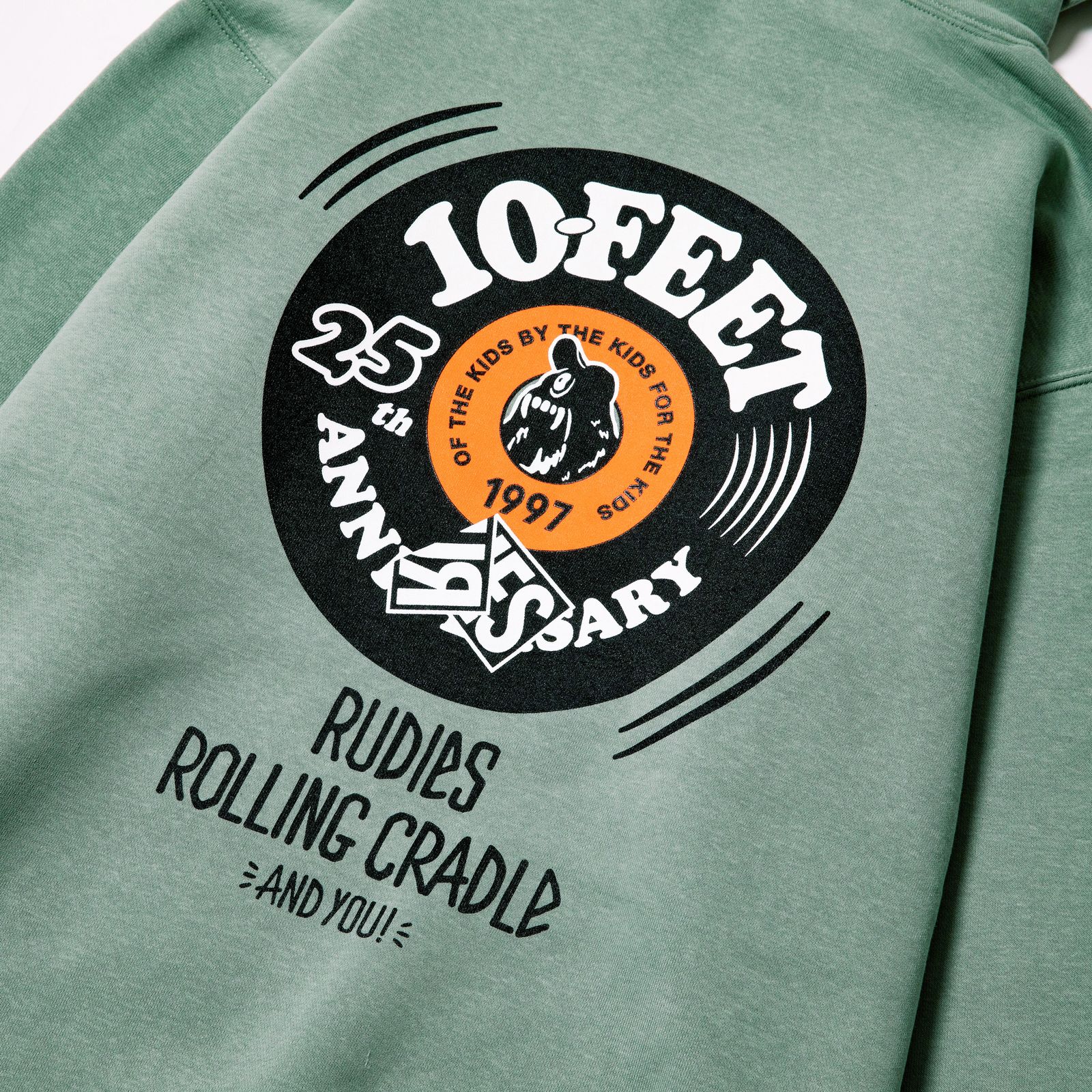 10-FEETxRUDIEʼSxROLLING CRADLE HOOD SWEAT