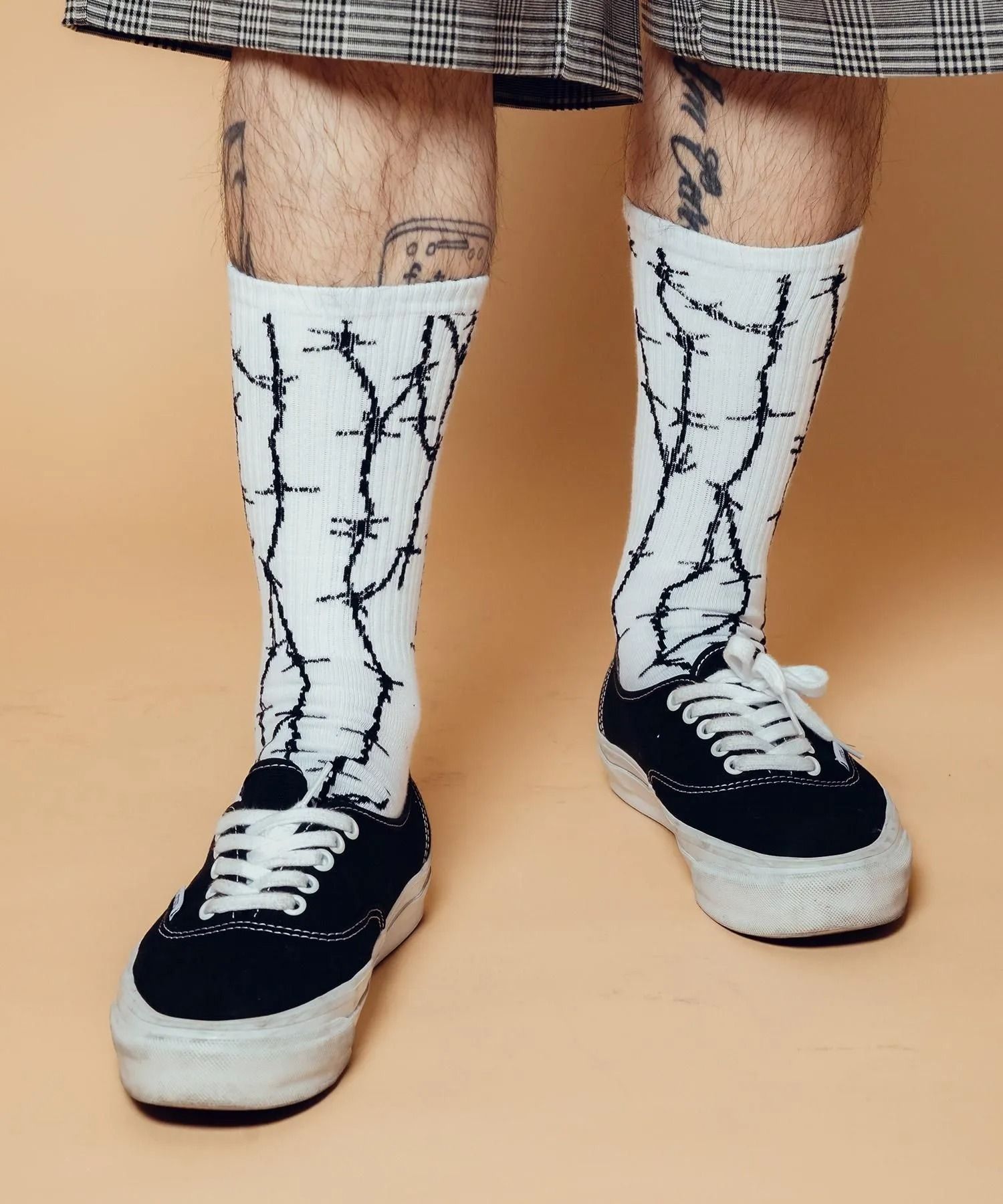 Barbed wire socks