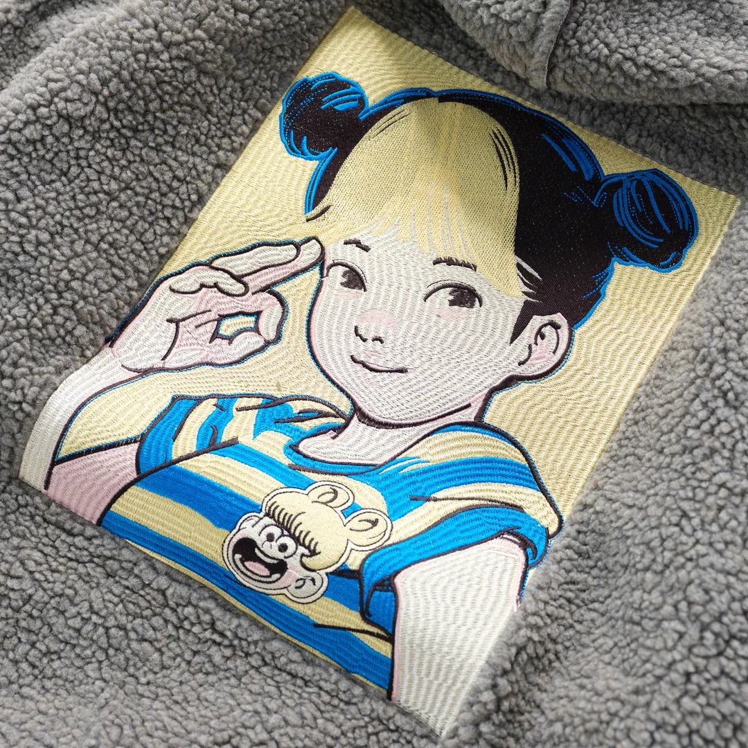 POP ART Bonding Boa Hoodie Ver:23