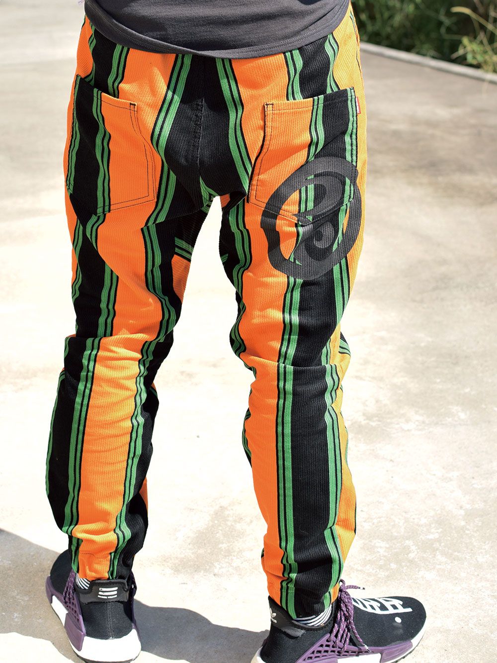 STRIPE CORDUROY JOGGER-PANTS