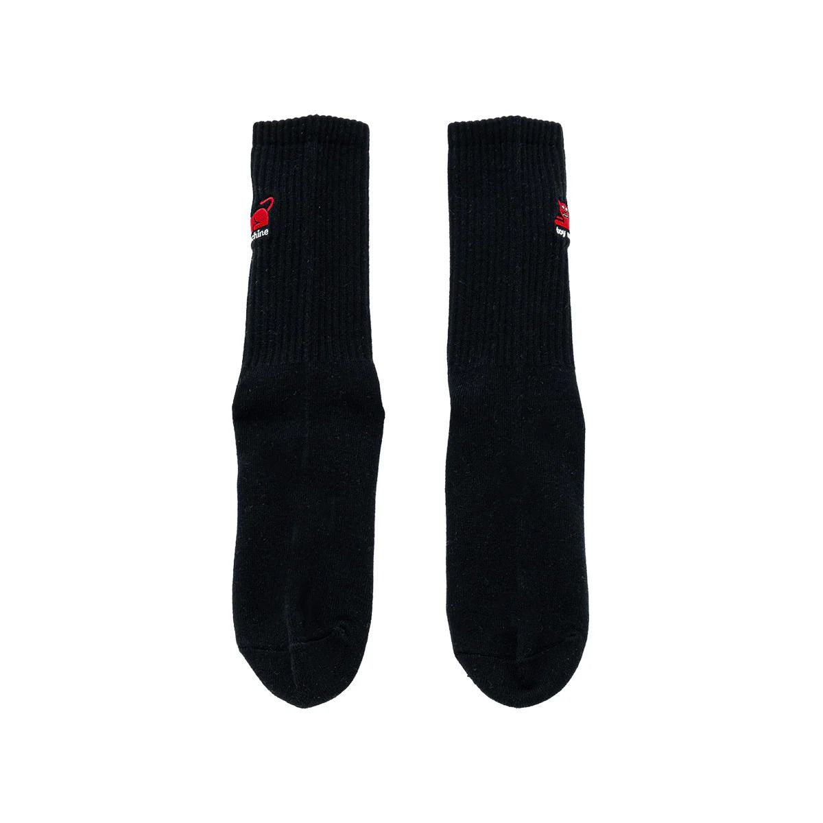 DEVIL CAT EMBROIDERED-SOCKS