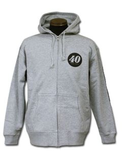BACKWARD 40 ZIP HOODIE