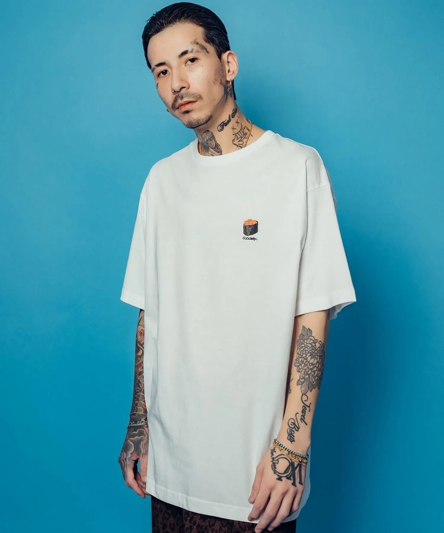 Embroidery sushi tee