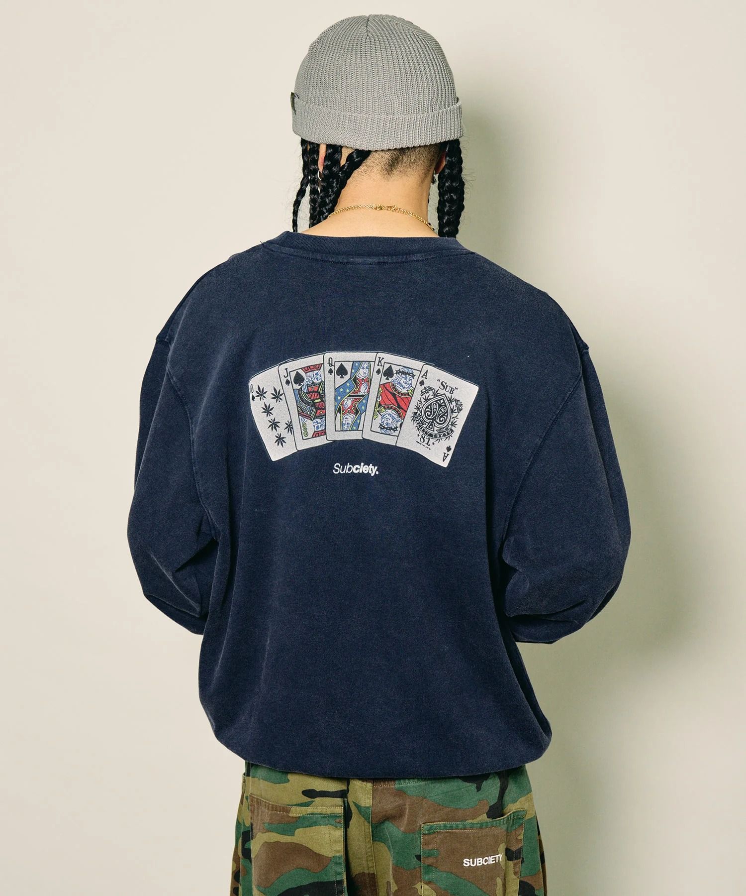 Fade wash sweat shirt