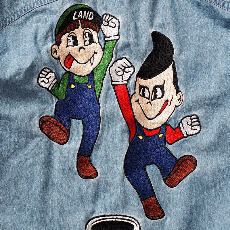 [PDSxLAND by MILKBOY] ブラザーズデニムシャツ