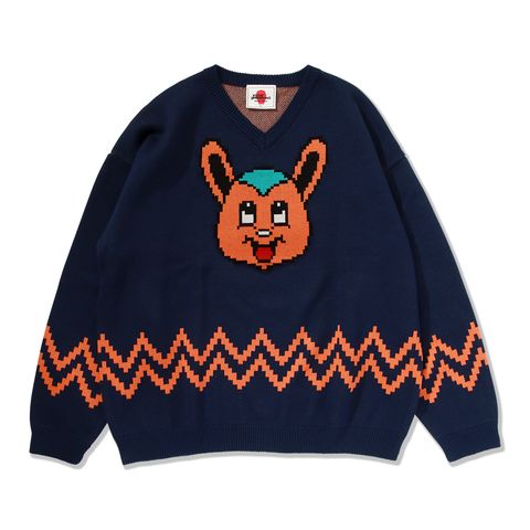 グレイトフルマッポVネックセーター
