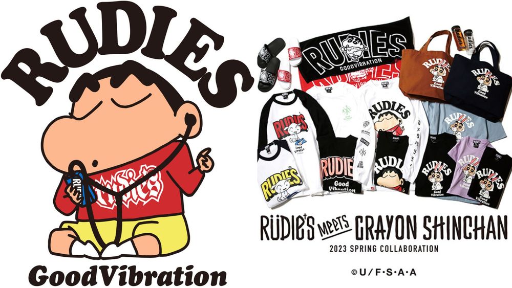 《RUDIE'S》RUDIE'S x CRAYON SHINCHAN 2023 SPRING