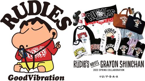 《RUDIE'S》RUDIE'S x CRAYON SHINCHAN 2023 SPRING！