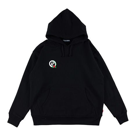 LOGO ROSE-HOODIE