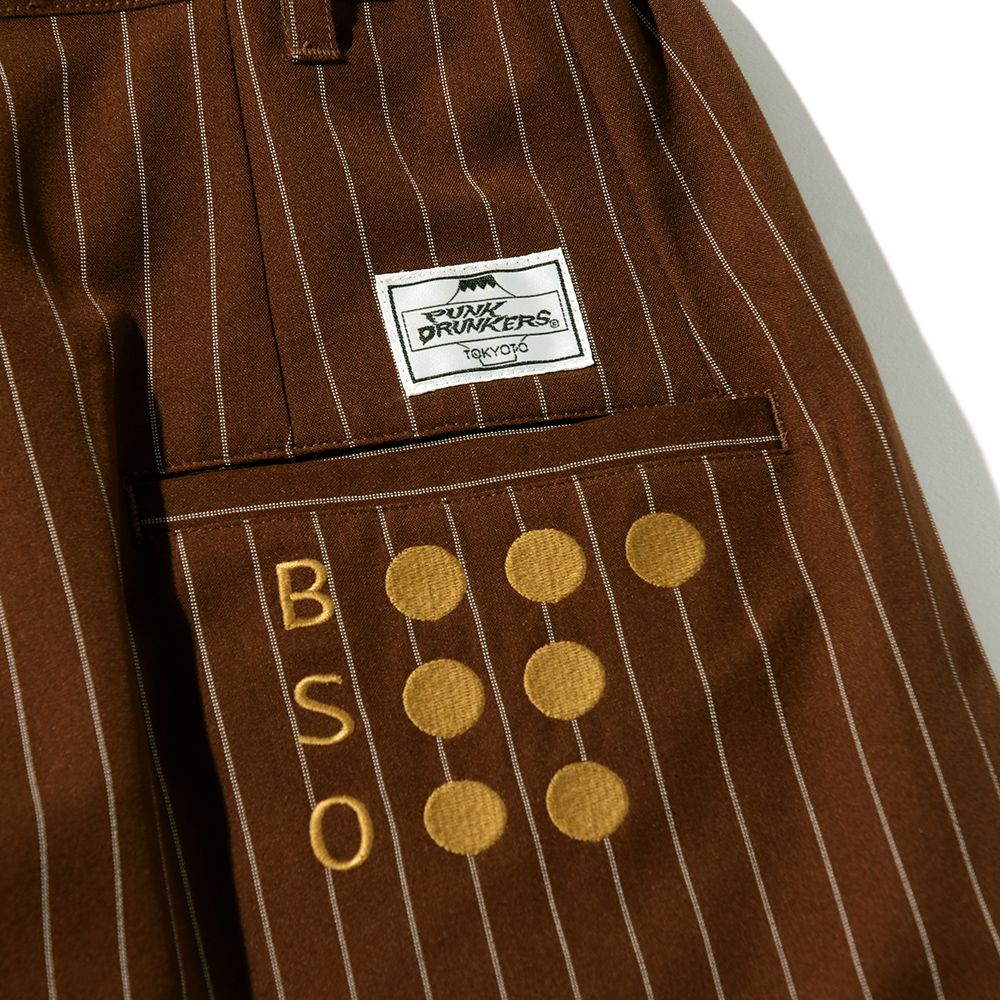 ストライプSLAXパンツ