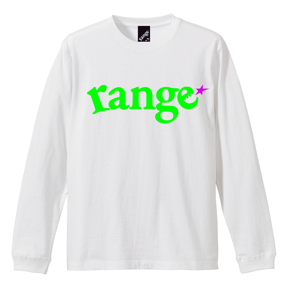 range fluorescence logo L/S tee