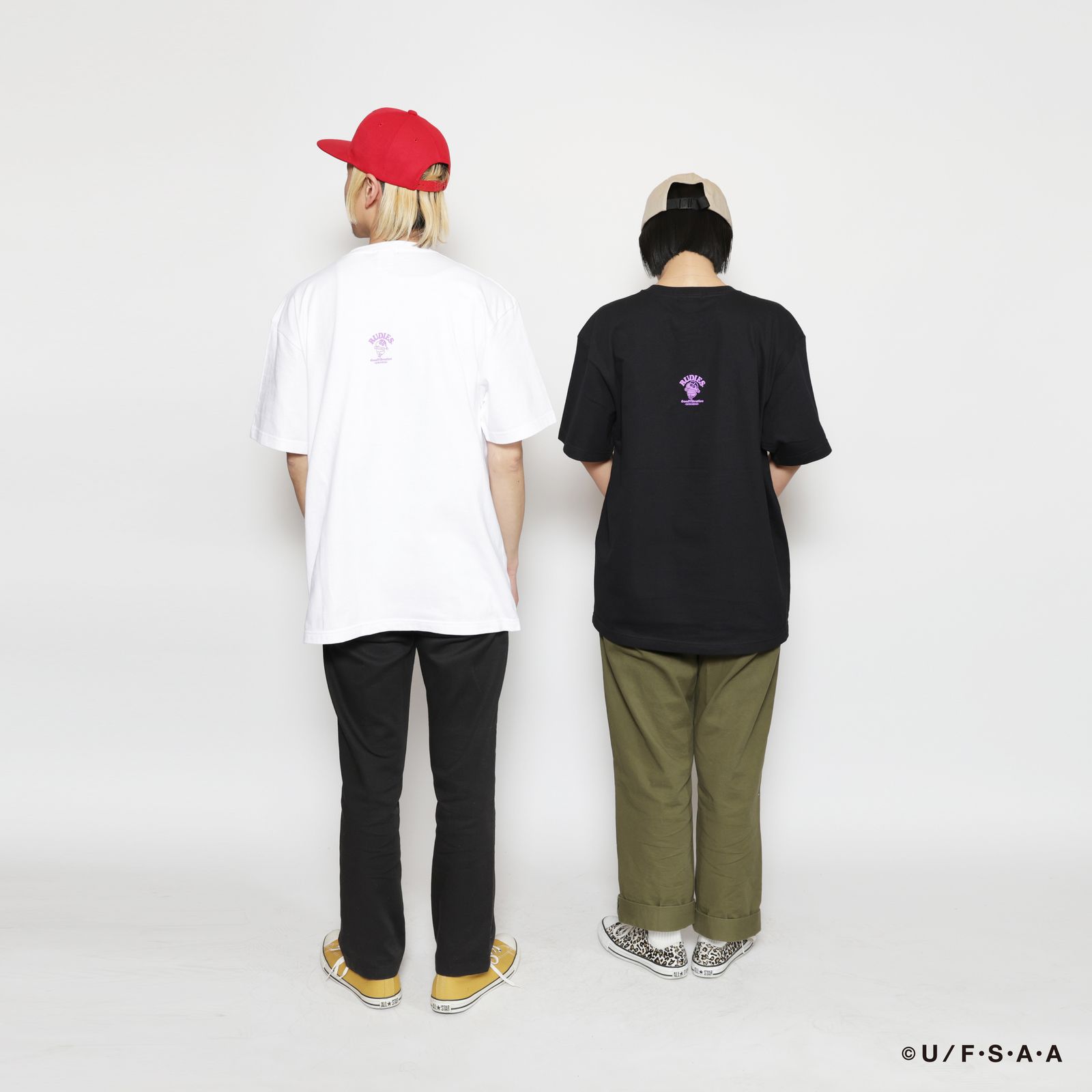 RUDIE'SxCRAYON SHINCHAN BACK TO BACK TEE
