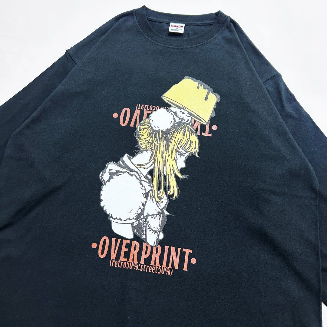 over print - Head pudding LS Tee | DOLL