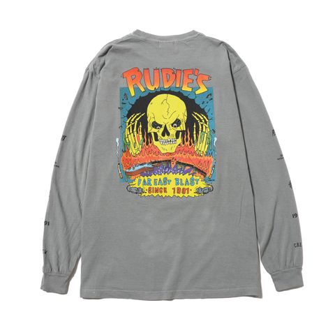 BUSTED SKULL LS-TEE