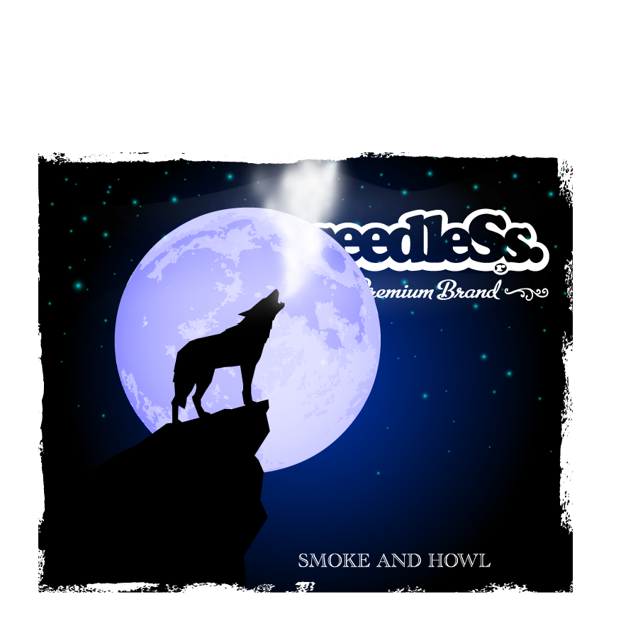 sd WOLF SMOKE & HOWL LS tee