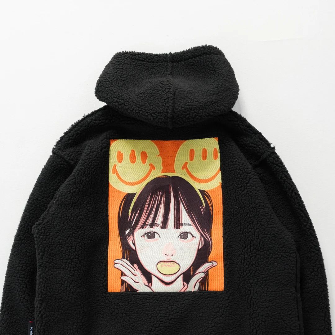 POP ART Bonding Boa Hoodie Ver:24
