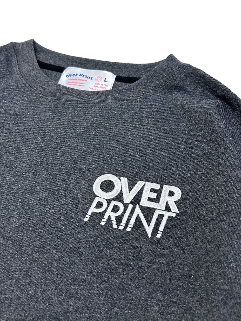 LOGO EMB SWEATSHIRTS LIKE L/S TEE