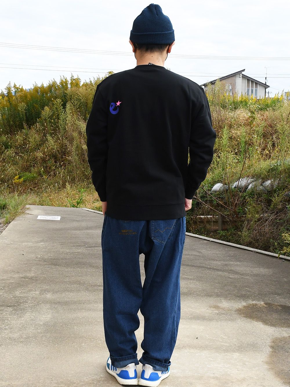 rg purple devil crew sweat