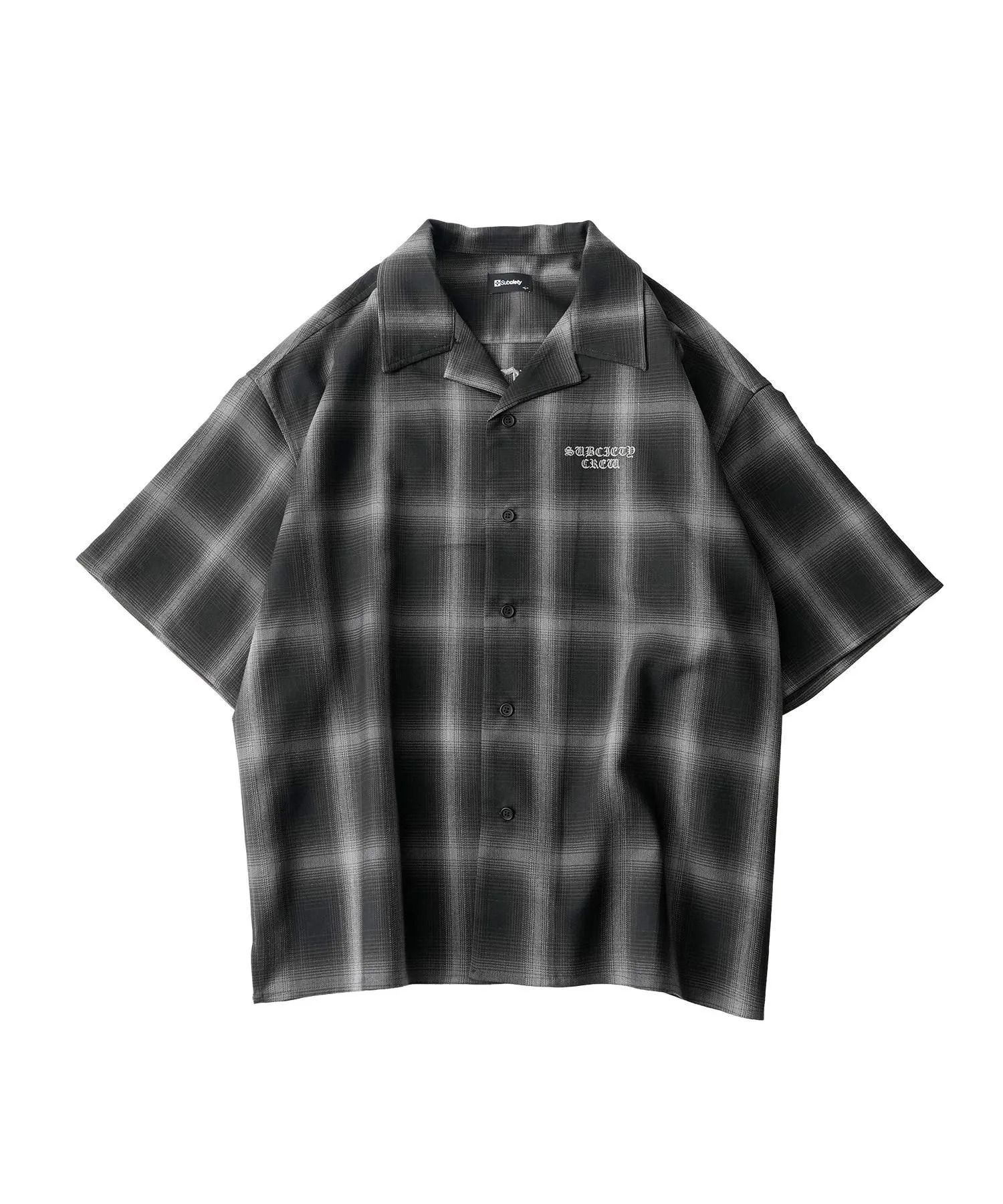 Ombre check shirt