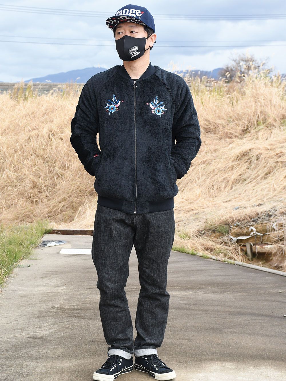ska style fleece zip jkt